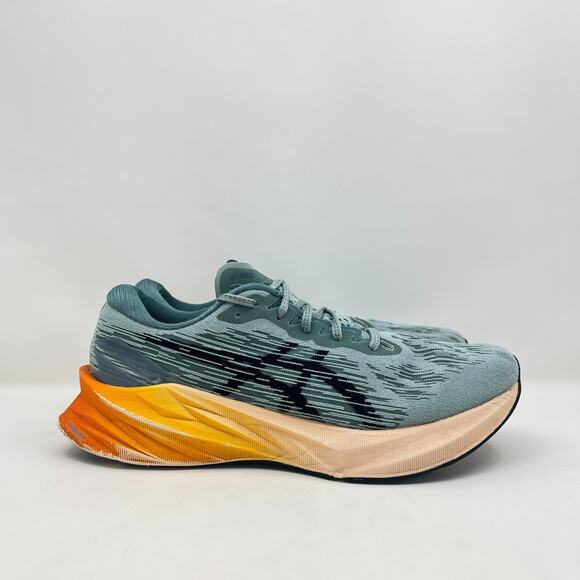ASICS Novablast 3 Blue Orange Running Shoes Athletic 1011B458 Men’s Size 12 - Picture 1 of 14